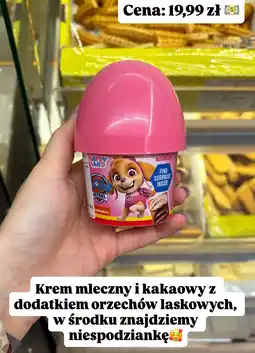 Intermarche Krem mleczny i kakaowy z dodatkiem orzechów laskowych Psi Patrol oferta