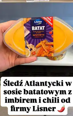 Intermarche Śledź atlantycki w sosie batatowym z imbirem i chili Lisner oferta