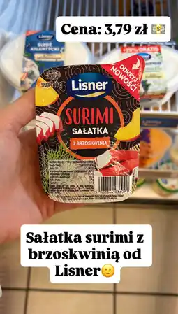Intermarche Sałatka Surimi z brzoskwinią Lisner oferta