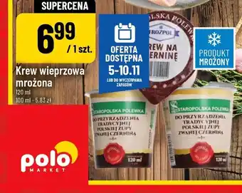 Polomarket Krew wieprzowa mrożona POLOmarket oferta