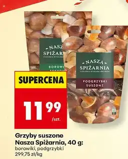 Biedronka Grzyby suszone borowiki Nasza Spiżarnia oferta