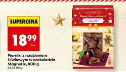Biedronka Pierniki z nadzieniem śliwkowym w czekoladzie Magnetic oferta