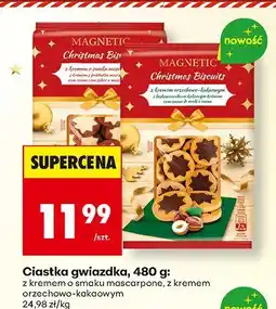 Biedronka Ciastka z kremem o smaku mascarpone Magnetic oferta