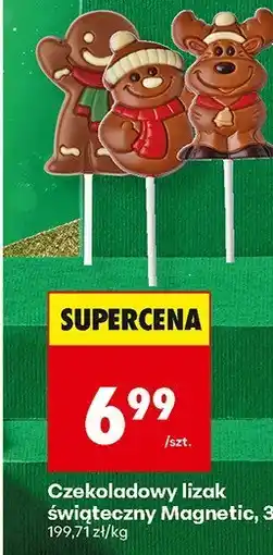 Biedronka Czekoladowy lizak świąteczny Magnetic oferta