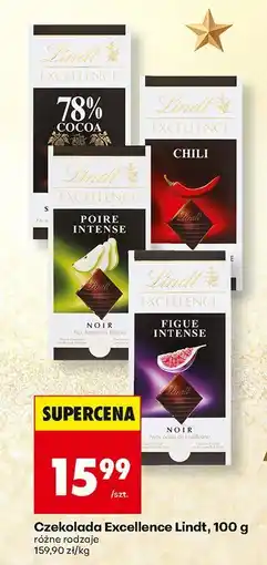 Biedronka Czekolada Excellence 100 g różne rodzaje Lindt oferta