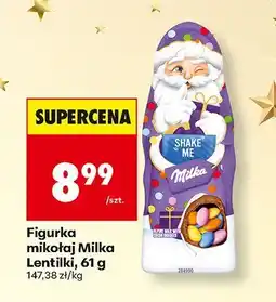 Biedronka Czekoladowa figurka Mikołaj Lentilki Milka oferta