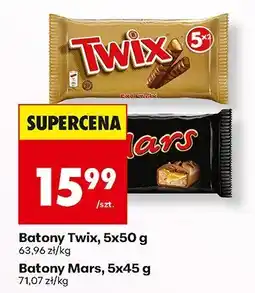 Biedronka Batony 5-pak Mars oferta