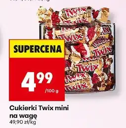 Biedronka Cukierki mini na wagę Twix oferta