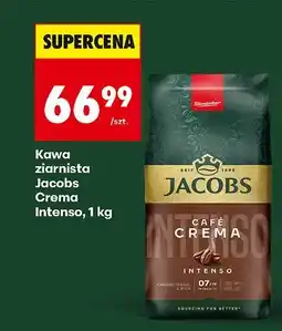 Biedronka Kawa ziarnista Crema Intenso 1 kg Jacobs oferta