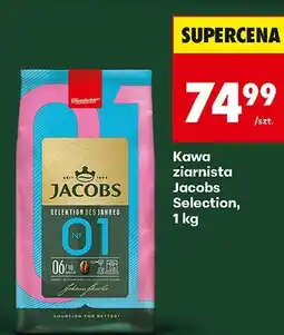 Biedronka Kawa ziarnista Selection 1 kg Jacobs oferta