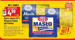 Polomarket Masło ekstra 82% Mleczna Polana lub Polskie 200g oferta
