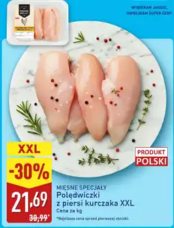 ALDI MIĘSNE SPECJAŁY Polędwiczki z piersi kurczaka XXL oferta