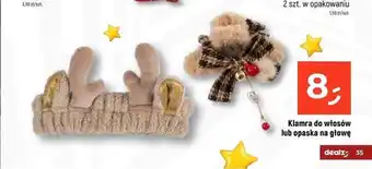 Klamra do włosów lub opaska na głowę