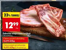 Biedronka Żeberka wieprzowe trójkąt Lada Tradycyjna oferta