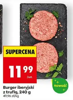 Biedronka Burger iberyjski z truflą, 240 g Biedronka oferta