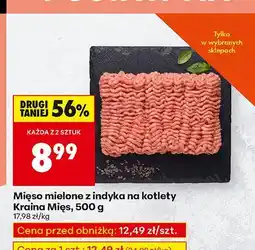 Biedronka Mięso mielone z indyka na kotlety 500 g Kraina Mięs oferta
