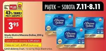 Masło Ekstra Mleczna Dolina 200 g
