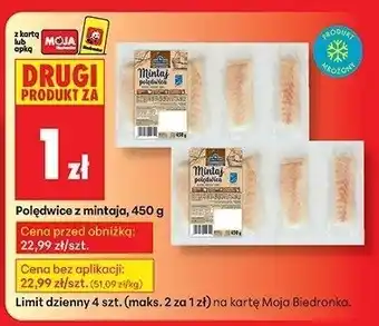 Polędwica z mintaja 450 g Biedronka