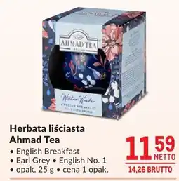 Makro Herbata liściasta Ahmad Tea English Breakfast, Earl Grey, English No. 1 oferta