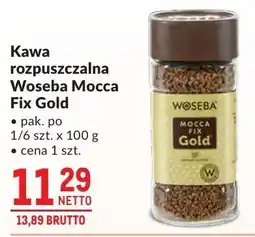 Makro Kawa rozpuszczalna Woseba Mocca Fix Gold oferta