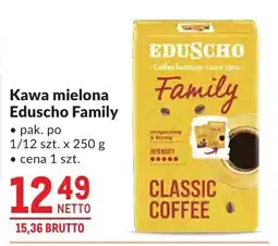 Makro Kawa mielona Eduscho Family oferta