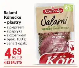 Makro Salami Könecke - plastry z czosnkiem oferta