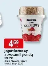 E.Leclerc Jogurt kremowy z owocami i granolą Bakoma oferta