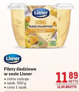 Makro Filety śledziowe w sosie Lisner różne rodzaje oferta