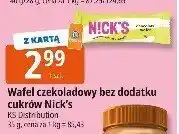 E.Leclerc Wafel czekoladowy bez dodatku cukrów Nick's KS Distribution oferta