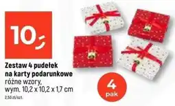 Dealz Zestaw 4 pudełek na karty podarunkowe oferta