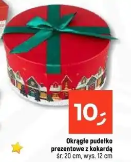 Dealz Okrągłe pudełko prezentowe z kokardą oferta