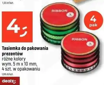 Dealz Tasiemka do pakowania prezentów oferta