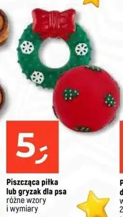 Dealz Piszcząca piłka lub gryzak dla psa oferta