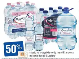 E.Leclerc Woda niegazowana Primavera oferta