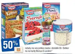 E.Leclerc Dekoracja biała fantazja Dr. Oetker oferta