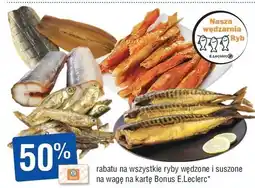 E.Leclerc Ryby wędzone i suszone Nasza Wędzarnia Ryb E.leclerc oferta