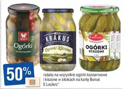 E.Leclerc Ogórki kiszone Urbanek oferta