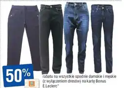 E.Leclerc Spodnie jeansowe męskie oferta