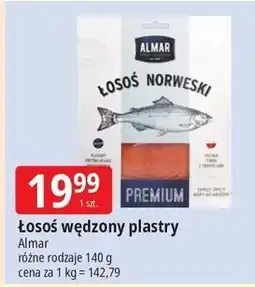E.Leclerc Łosoś norweski wędzony premium Almar oferta