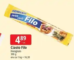 E.Leclerc Ciasto filo Henglein oferta