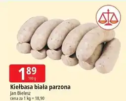 E.Leclerc Kiełbasa biała parzona Jan Bielesz oferta