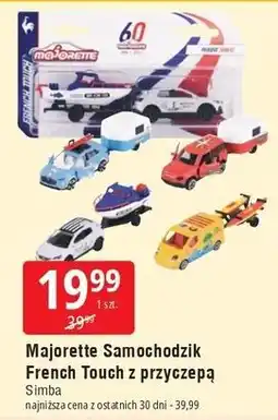 E.Leclerc Samochodzik french touch z przyczepą Majorette oferta