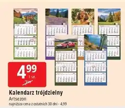 E.Leclerc Kalendarz trójdzielny Artsezon oferta