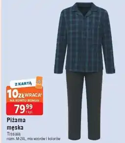 E.Leclerc Piżama męska m-2xl Tissaia oferta