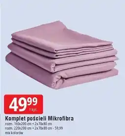 E.Leclerc Komplet pościeli mikrofibra 220 x 200 + 2 70 80 cm oferta