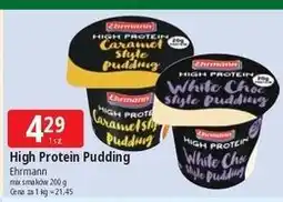 E.Leclerc Deser wysokobiałkowy biała czekolada Ehrmann High Protein oferta