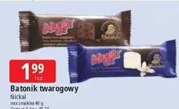 E.Leclerc Batonik z masy twarogowej kawałkami czekolady w polewie kakaowej Magija oferta