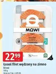 E.Leclerc Łosoś norweski wędzony na zimno plastry Mowi Pure oferta