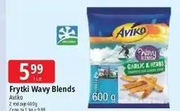 E.Leclerc Frytki wavy garlic & herbs Aviko oferta