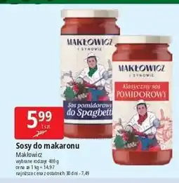 E.Leclerc Sos pomidorowy klasyczny Makłowicz I Synowie oferta